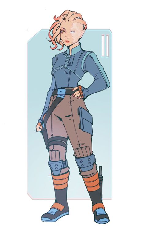 Space Bounty Hunter Character Design, Space Female Character Design, Star Wars Pirate Oc, Space Adventurer Character, Sci Fi Fits, Space Sci Fi Character Design, Space Pirate Outfit, Alien Clothing Concept Art, Alien Clothes Concept