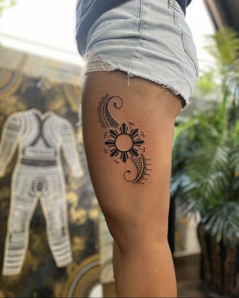 Trible Tattoos, Polynesian Tattoos Women, Filipino Tattoos, Leg Tattoos Women, Arm Band Tattoo, Thigh Tattoos Women, Cute Tattoos For Women, Arm Tattoos For Women, Discreet Tattoos