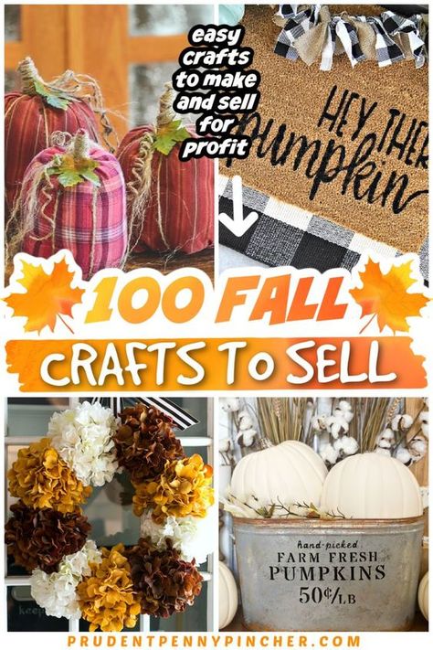 New Fall Crafts, Fall Crafts That Sell Well, Fall Decor To Make And Sell, Autumn Crafts To Sell, Fall Craft Ideas To Sell, Easy Fall Crafts To Sell, Diy Fall Crafts To Sell, Fall Cricut Projects To Sell, Autumn Crafts For Adults