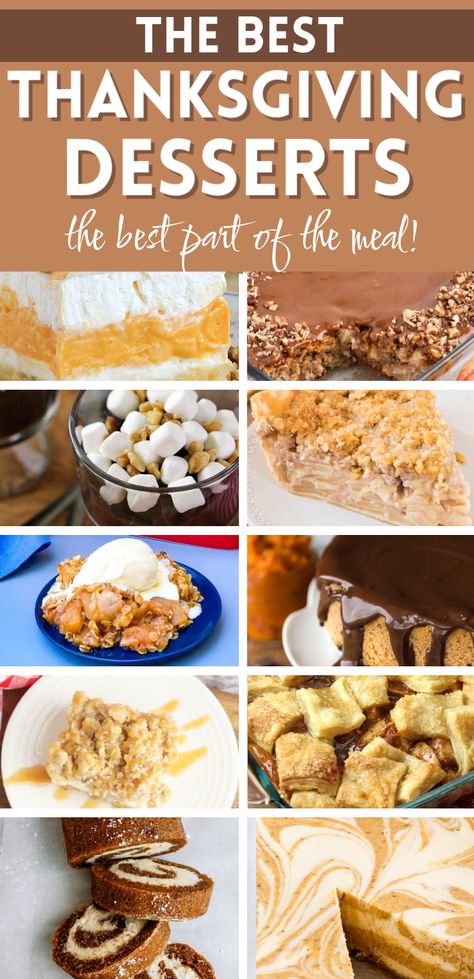 Kids Thanksgiving Desserts, Pumpkin Thanksgiving Desserts, Thanksgiving Desserts Ideas, Thanksgiving Entrees, Unusual Dessert Recipes, Thanksgiving Desserts For A Crowd, Fall Desserts For A Crowd, Holiday Treats Thanksgiving, Thanksgiving Desserts Recipes