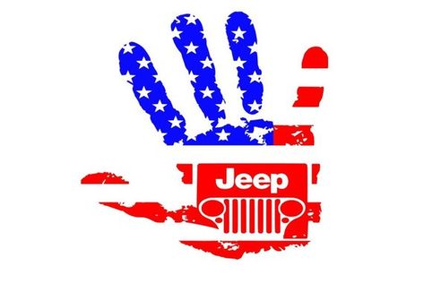 Show off your patriotic side on your Jeep with these American flag Jeep wave hands. They are 4 inches by 4 inches in height and are a perfect addition to your side mirrors, or anywhere else you would like to put them! Select your Jeep grille and if you want one side or two sides. Jeep American Flag, Address Decals, Jeep Quotes, Wave Logo, Jeep Wave, Jeep Grill, Waves Logo, Jeep Yj, Jeep Cj7