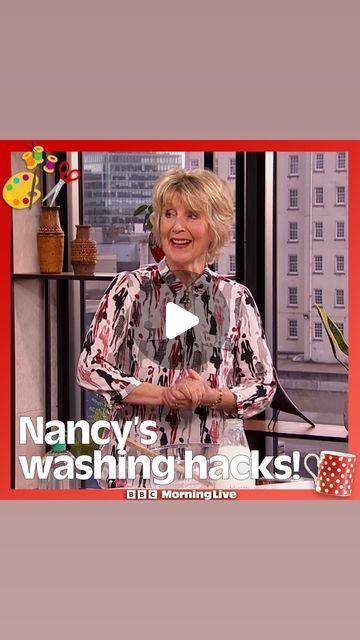 BBC Morning Live on Instagram: "Here’s Eco-Queen of Clean Nancy Birtwhistle with her tips to get grubby tea towels beaming again! 

She also tells us the importance of 20 degree washes for laundry and how you can even forage for your detergent! 

To watch this in full, go to BBCiPlayer and search for Morning Live from 20/02/24" Nancy Birtwhistle Cleaning, Nancy Birtwhistle, Morning Live, Diy Home Cleaning, Great British, Laundry Detergent, Household Hacks, Clean House, Tea Towels