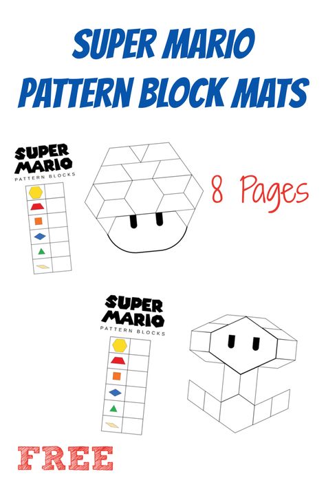 Super Mario Kindergarten Activities, Super Mario Preschool Activities, Mario School Activities, Mario Math Activities, Mario Stem Activities, Mario Kart Printables, Super Mario Activity Sheets, Video Game Themed Activities For Kids, Mario Day Activities