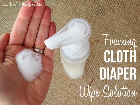 Homemade foaming cloth diaper wipe solution. Love this stuff. Takes less than 60 seconds to make and works great! Cloth Wipe Solution, Homemade Baby Wipes, Diy Cloth Diapers, Body Wipes, Toddler Ideas, Cloth Diapering, Cloth Nappies, Cloth Wipes, Future Family