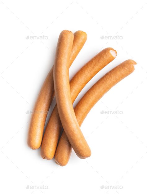 Fresh frankfurter sausages. by jirkaejc. Fresh frankfurter sausages isolated on white background. #Sponsored #sausages, #frankfurter, #Fresh, #jirkaejc Frankfurt Sausage, Sausages, Art Tutorial, Delicious Food, Hot Dogs, Carrots, Graphic Art, White Background, Grilling