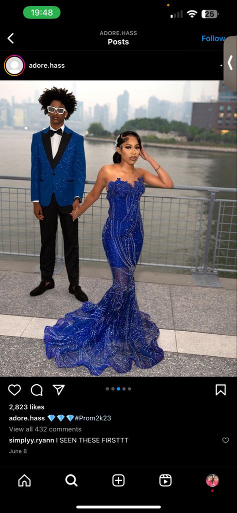 Dark Blue And Silver Prom Dress, Royal Blue Prom Outfits, Royal Blue Prom Looks, Royal Blue And Silver Prom Dress, Navy Blue Prom Dresses Black Women, Royal Blue Prom Dresses Black Women, Blue Prom Looks, Light Blue Prom Dresses Black Women, Royal Blue Prom Dress Couple