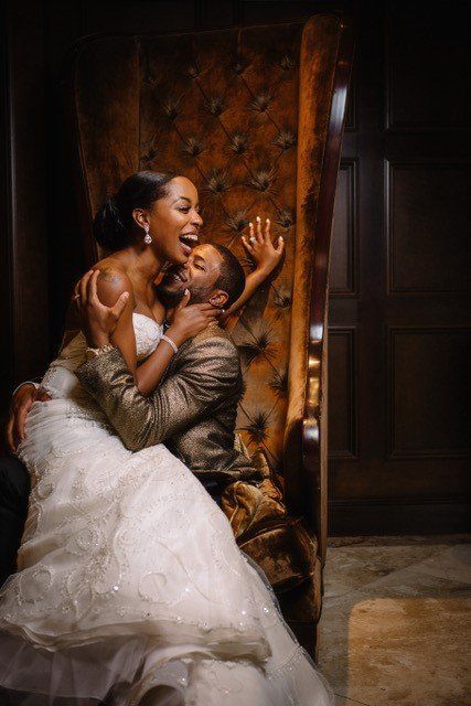 Black Brides, African American Weddings, Love Spell That Work, Munaluchi Bride, Bride Magazine, Black Love Couples, Black Bride, American Wedding, Brides Magazine