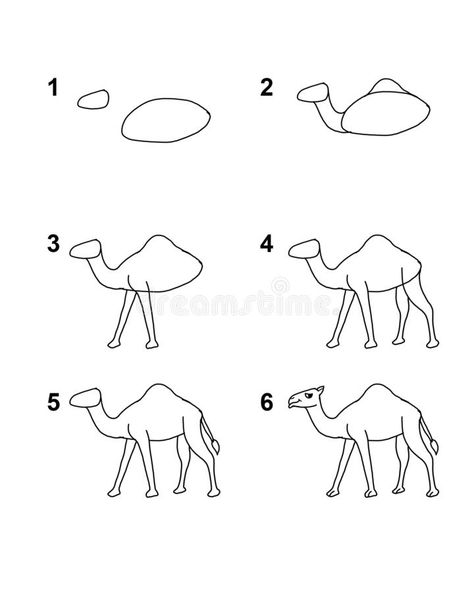 Camel Craft For Kids, Camel Drawing For Kids, Camel Drawing Easy, Camel Drawing, Camel Illustration, Camel Craft, Camels Illustration, Desert Drawing, Camel Art