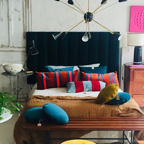 Christina Lundsteen on Instagram: "Finally got to see this place this week - WOW @ruevintage74 #christinalundsteen #velvet #luxury #cushion #color #colorlove #inspiration #interior #danishdesign #handmade" Christina Lundsteen, 2023 Collection, Nalu, Danish Design, House Inspiration, Pillow Design, Timeless Beauty, Cushions, Velvet