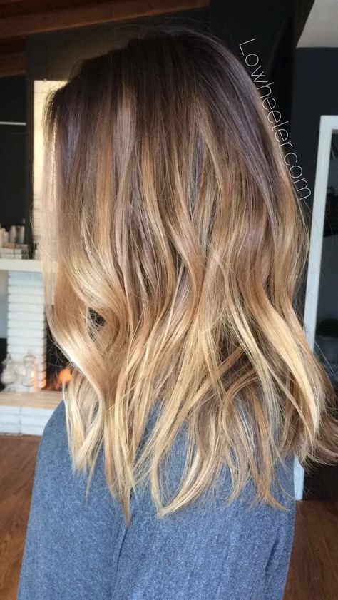 Balayage Ombré, Balayage Blonde, Hair Therapy, Brown Hair Balayage, Haircut Inspiration, Brown Blonde Hair, Hair Color And Cut, Brown Hair With Highlights, Light Brown Hair