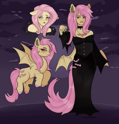 Flutterbat Cutie Mark, Tree Hugger And Fluttershy, Bat Fluttershy Fanart, Vamp Fluttershy, Goth Fluttershy Fanart, Goth Fluttershy Pfp, Fluttershy Creepypasta, Black Fluttershy, Flutterbat Cosplay