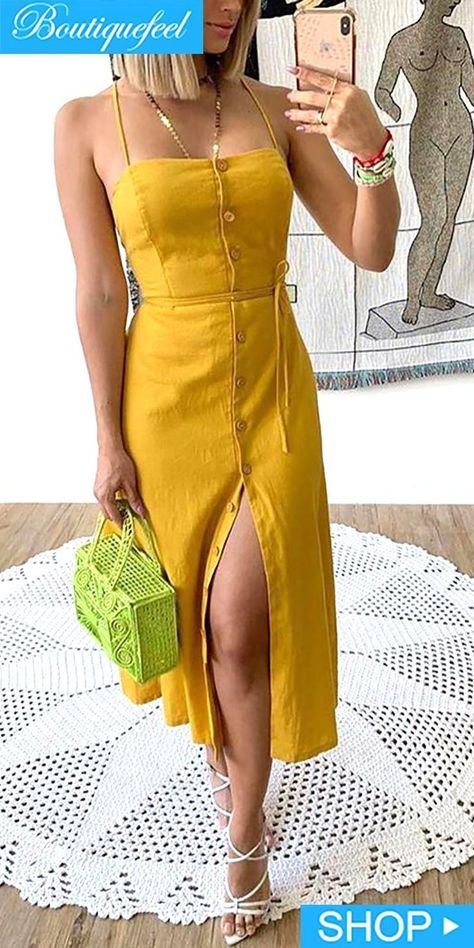 7a6a74cbe87bc60030a4bd041dd47b78desc41970133ri Elan Dress, Dressy Hats, Spring Dresses Casual, Fashion Dresses Casual, Casual Summer Dresses, Home Fashion, Outfits Casuales, Spring Dresses, Look Fashion