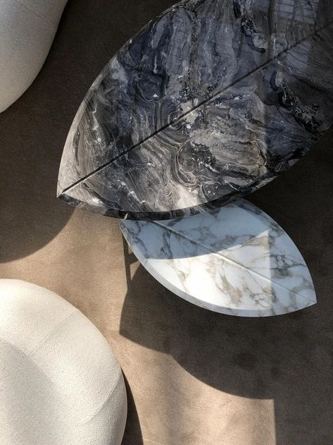 Book One&Two Coffee Tables | secolo Giant Leaves, Marble Mirror, Italian Furniture Brands, Luxury Italian Furniture, Marble Coffee Table, Italian Furniture, Marble Table, Coffee Table Design, Center Table