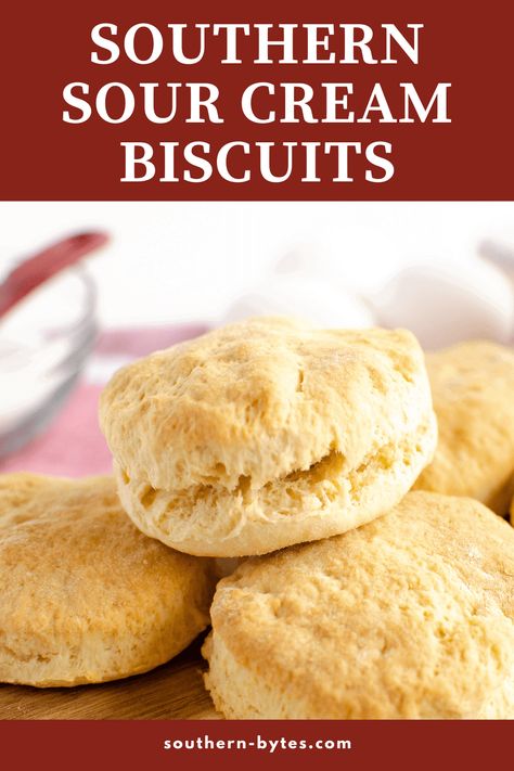 Sour Cream Biscuits Recipe, Sour Cream Breakfast Recipes, Sour Cream Biscuits Paula Deen, Biscuits Made With Sour Cream, Sour Cream Drop Biscuits, Sour Cream Biscuits Bisquick, Sour Cream Biscuit Recipe, Gluten Free Sour Cream Biscuits, Sour Cream Biscuits Easy