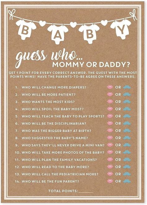 Baby Shower Timeline, Guess Who Game, Sip And See, Fun Baby Shower Games, How Big Is Baby, Guess Who, Games For Girls, Baby Prints, Baby Shower Games