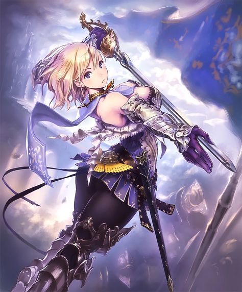 Knight Female, Female Illustration, Anime Cards, Duel Masters, Shingeki No Bahamut, Reference Ideas, Characters Design, Hero Girl, Anime Warrior