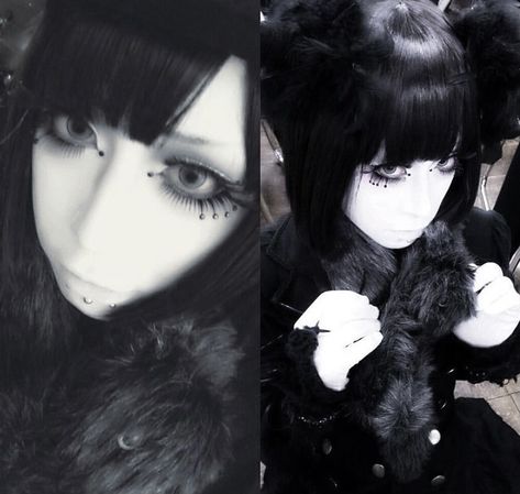 Gothic Oc, Goth Baddie, Fits Inspiration, Japanese Makeup, Makeup Idea, Doll Makeup, Aesthetic Outfit Ideas, 3 Am, Living Dolls