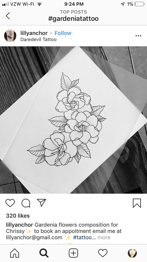 Gardenia And Lily Tattoo, Gardenia Tattoo, Cat Skull Tattoo, Arm Sleeve Tattoos For Women, Inner Arm Tattoo, Botanical Drawing, Lily Tattoo, Cat Skull, Arm Sleeve Tattoos