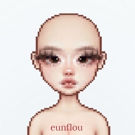 Pouty by dialtone | Everskies face - Eunflou Everskies doll, everskies face, everskies face idea, Pixel doll, Coquette, Dollete ( NOT SHARING LINKS ) Everskies Makeup Ideas, Grunge Face Drawing, Everskies Face, Everskies Profile Layout Ideas, Face Drawing Reference, Wallpaper Girly, Art Help, Pixel Art Characters, Outfit Layout