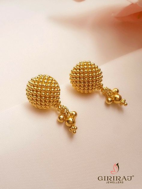 Topas Gold Earrings, Earings Design Gold New Model, Gold Earrings Designs New Model, Bridal Gold Earrings, Latest Gold Earrings, Javed Ali, Gold Earrings Design, Beautiful Gold Earrings, Gold Reference