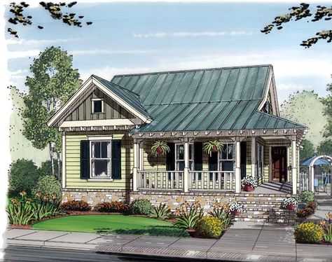 House Plan 30502 - Bungalow, Cottage, Country Style House Plan with 1645 Sq Ft, 3 Bed, 2 Bath, 2 Car Garage Cottage Chandelier, Country Cottage House Plans, Cottage House Designs, Bungalow Cottage, Small Cottage House Plans, Small Cottage Homes, Cottage Style House Plans, Cottage Style Homes, Bungalow House Plans