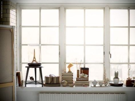 6 Ways To Decorate & Dress Your Window Sills Window Ledge Decor, Interior Window Sill, Ledge Decor, Window Sill Decor, Window Ledge, General Ideas, Interior Windows, Dead Space, Bedroom Windows