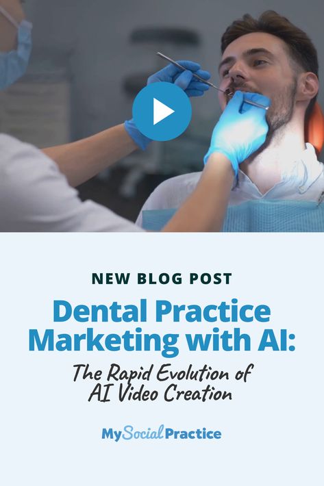 Whether you consider AI friend or foe, the latest development in the space is undeniably impressive: text-to-video creation. And we mean really good text-to-video creation.  Join us as we look at the evolution of AI video creation and uncover some ways you can succeed at dental practice marketing with AI, Dental Marketing, Dental Practice, Social Media Marketing, Evolution, Marketing, Social Marketing