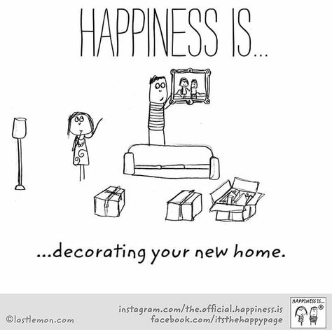 ~Happiness is decorating your new home~  :) Home Funny Quotes, Happy Home Quotes, Moving House Quotes, New Home Quotes, Moving Ideas, House Quotes, Decorating A New Home, Hug Quotes, Bohemian Interior Design