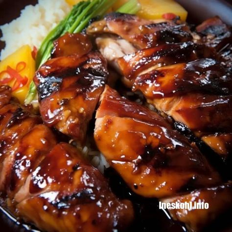 Hawaiian Grilled Teriyaki Chicken | InesKohl Kitchen Ineskohl Kitchen, Teriyaki Pineapple Chicken, Sweet Hawaiian Crockpot Chicken Recipe, Honey Teriyaki Chicken, Slow Cooker Salisbury Steak, Best Macaroni Salad, Chicken Teriyaki Recipe, Corn Chowder Recipe, Grilled Teriyaki Chicken