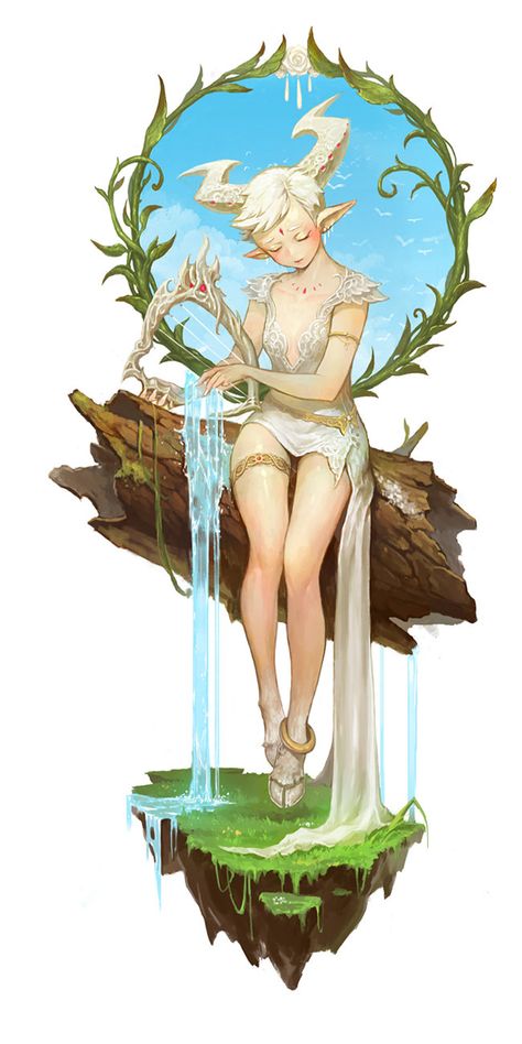 ArtStation - aqua harp, Choi seyeon Harp Pose Reference, Playing Lyre Pose Reference, Harp Bow Dnd, Dnd Jester, Harp Reference, Harp Drawing, Person Playing Harp Reference, Dnd Bard Lyre, Harp Fantasy Art