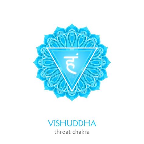 Vishuddha Chakra Symbol, Throat Chakra Symbol Art, Throat Chakra Symbol, Mandala Chakra, Yoga Chakras, Art Chakra, Vishuddha Chakra, Chakras Yoga, Chakra Tattoo