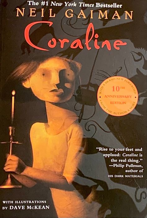 #books #coralinebook #coraline Coraline Book, College Decision, 2024 Books, Dave Mckean, Philip Pullman, His Dark Materials, Ordinary Life, Secret Door, Neil Gaiman