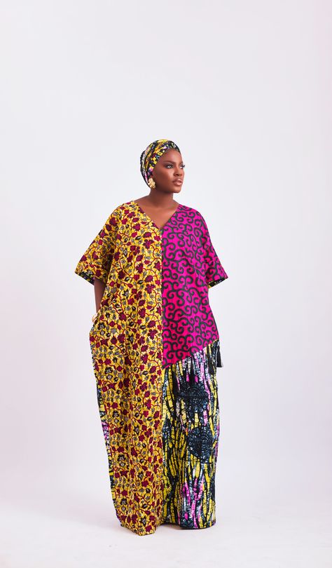 Ankara Bubu Gown Styles 2024, Ankara Kaftan Styles, Ankara Bubu Gown Styles, Luxury Kaftan, African Kaftan Dress, Kaftan Pattern, Boubou Styles For Women, Bubu Gown, Bubu Gown Styles