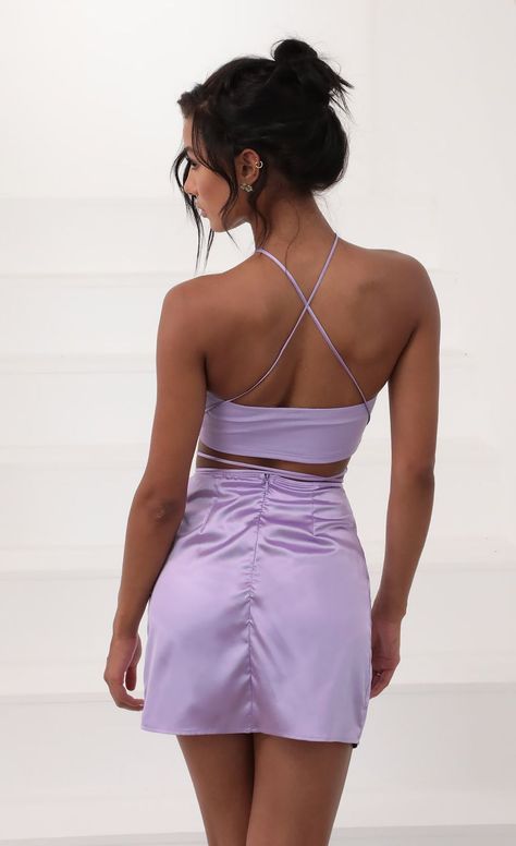 Silk two piece outfit