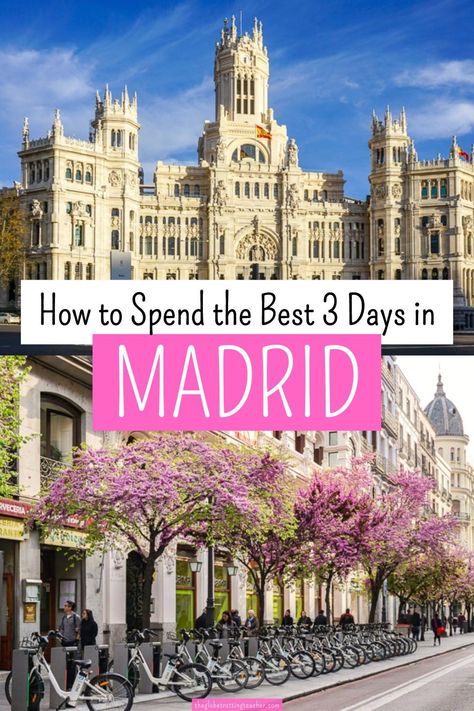 Three Days In Madrid, Madrid In 3 Days, 3 Days In Madrid Spain, Must See In Madrid, Madrid 3 Day Itinerary, Madrid Spain Itinerary, 3 Days In Madrid, Madrid Itinerary 3 Days, Day Trips From Madrid