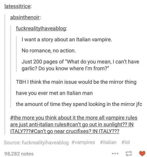 Vampire tumblr posts - Imgur Vampire Tumblr, Supernatural Book, Story Tips, Writing Motivation, Writing Inspiration Prompts, Story Prompts, Writing Stuff, Writing Prompt, What Do You Mean