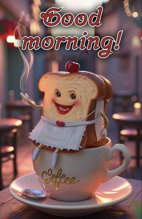 Good Morning Breakfast Quotes, Cute Good Morning Pictures, Morning Coffee Funny, Good Morning Animals, Good Morning Monday Images, Good Morning Hug, Good Morning My Friend, Good Morning Tuesday, Good Morning Breakfast