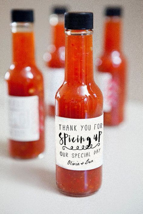 5 fun wedding favors | unique wedding favors | fun wedding favors | The Internet's Maid of Honor Hot Sauce Favors, Wedding Favors For Men, Country Wedding Favors, Simple Wedding Favors, Bottle Opener Favors, Creative Wedding Favors, Inexpensive Wedding Favors, Wedding Favors And Gifts, Wedding Ceremony Ideas