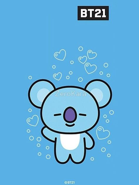 Bt12 Koya, Koya Bt21, Rick And Morty Poster, Cute Journals, Arte Inspo, Bts Drawings, Line Friends, Bts Chibi, Mini Canvas Art