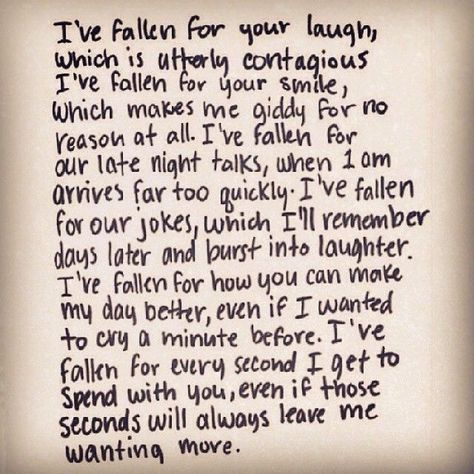 I've fallen for you Remember Day, Quotes For Him, Pretty Words, Cute Quotes, The Words, Beautiful Words, Relationship Quotes, Wise Words, Favorite Quotes