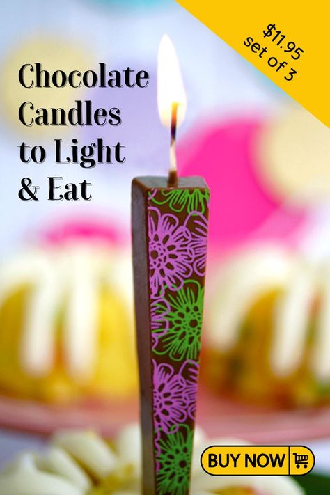 Edible Candles How To Make, Chocolate Candles Diy, Edible Christmas Candles, Dessert Candles How To Make, Realistic Food Candles, Dark Chocolate Candle, Edible Candles, Chocolate Candle, Pretty Candle