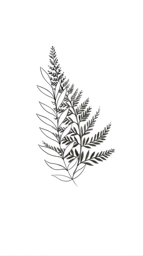 Fan Leaf Tattoo, Palm Tree Leaf Tattoo, Monstera Tattoo Design, Fern Leaf Tattoo, Fern Tattoo Design, Fern Tattoo, Peony Tattoo, Tattoo Themes, Leaf Outline