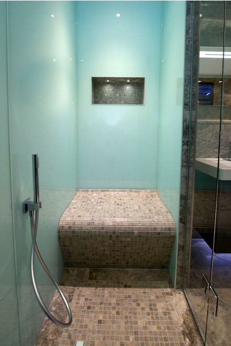 A modern - and easy to install - shower wall panel are these high gloss wall panels. They look like back painted glass but are lighter and cost less. Learn more here - http://innovatebuildingsolutions.com/products/bathrooms/high-gloss-acrylic-wall-panels Attic Bathrooms, Acrylic Shower Walls, Kitchen Feature Wall, Glass Shower Wall, Acrylic Wall Panels, Kitchen Wall Panels, Bathroom Shower Panels, Back Painted Glass, Window In Shower