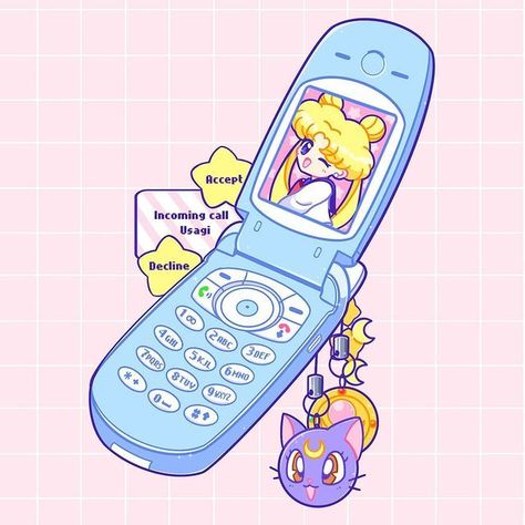 by petalparade art republished with artist’s... - Rei's blog Sailor Moon Icons Apps, Notion Stickers, Sailor Moon Tumblr, Pixel Kawaii, Sailor Moon Background, Phone Customization, Moon Icon, Arte Sailor Moon, Sailor Moon Fan Art