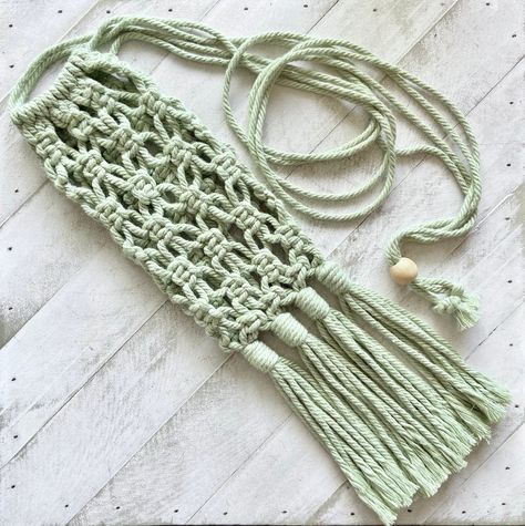 Macrame Cell Phone Bag 12 Colors Available Crossbody Bag image and visual related images Macrame Pouch, Bag Macrame, Toy Hammock, Vegetable Bag, Fruit Bag, Macrame Plant Holder, Cell Phone Bag, Design Bag, Small Boho