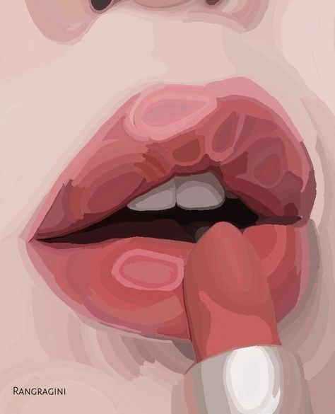 Lip Illustration, Make Skin Glow, Lips Illustration, Lips Painting, Art Painting Gallery, Skin Glow, Insect Bites, Body Odor, Art Inspiration Painting