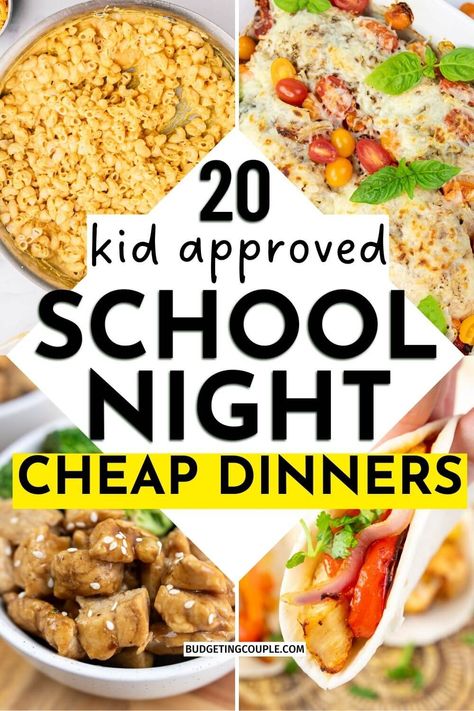 Discover delicious cheap meals for a large crowd that won't break the bank for school night picky eaters. Enjoy affordable and healthy dinners perfect for a family of two, or stick to your budget with wholesome meals for the whole family. Engage your little ones in the kitchen with kid-friendly meals to make together. Spice up dinner time with kid-friendly taco recipes that everyone will love! Cheap Kid Friendly Meals, School Night Dinners, Cheap Meals For Large Families, Kid Dinners, School Night Dinner, Picky Eaters Dinner, Family Meals Kid Friendly, Easy Dinners For Kids, Cheap Healthy Dinners