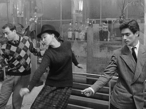 Bande a part- 1964 French New Wave, Fritz Lang, Anna Karina, Jean Luc Godard, Band Of Outsiders, French Cinema, Uma Thurman, Indie Movies, French Films