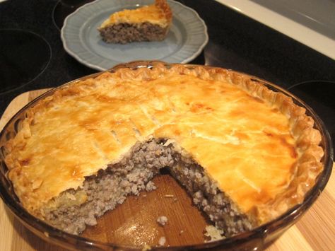 Best Tourtiere Recipe, Double Crust Pie, French Meat Pie, French Meat, Butter Ideas, Meat Pie Recipe, French Canadian, Canadian Food, Pork Pie