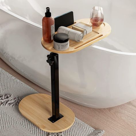 #rustic #Bathroom Decor #Tubstand Bathtub Side Table, Bathtub Table, Sofa Armrest, Tub Tray, Spa Bathtub, Bathtub Caddy, Bath Table, Bathtub Tray, Bath Tray